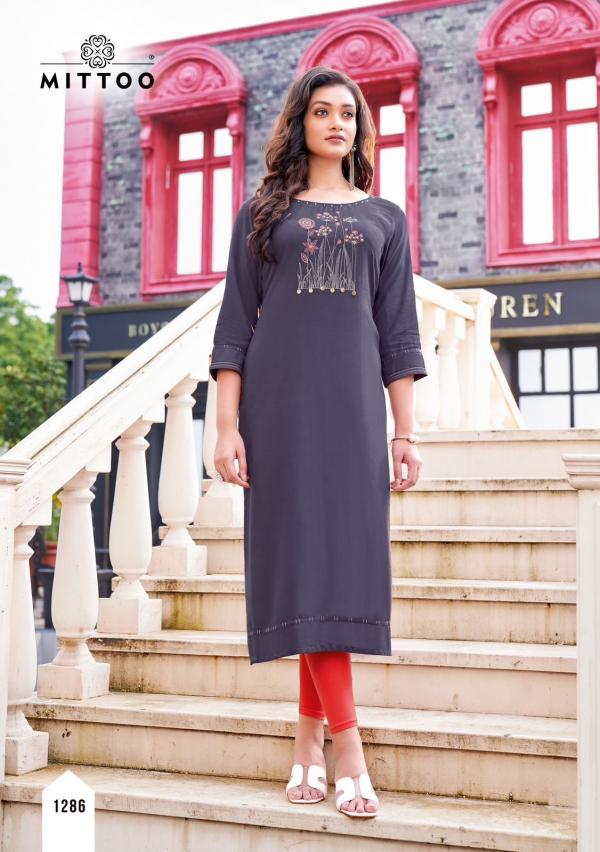 Mittoo Palak Vol 33 Heavy Rayon Designer Kurti Collection